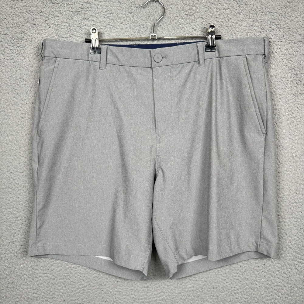 Mizzen+Main Short Mens 38x8 Gray Helmsman Stretch Performance Golf Preppy Active